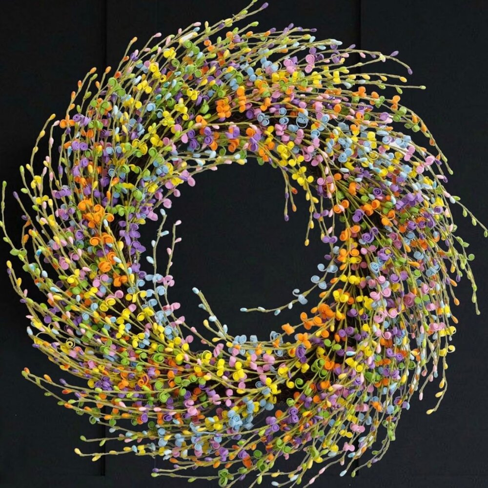 Pastel Spring Wreath